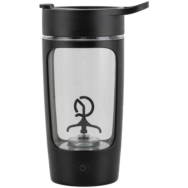 Electric Protein Shaker Bottle with Integrated Stirrer Online Oasis