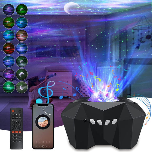 Projector Night Light with Bluetooth Music Speaker